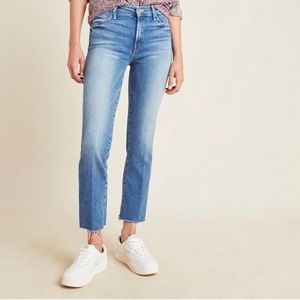 MOTHER The Rascal Ankle Fray Jeans-Run SMALL